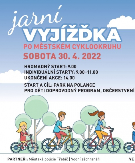 Jarní vyjížďka po městském cyklookruhu