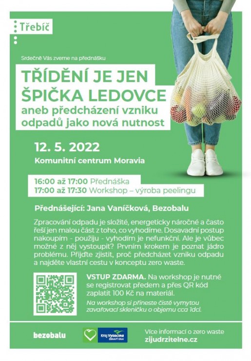 Třídění je jen špička ledovce – přednáška & workshop Třídění je jen špička ledovce – přednáška & workshop