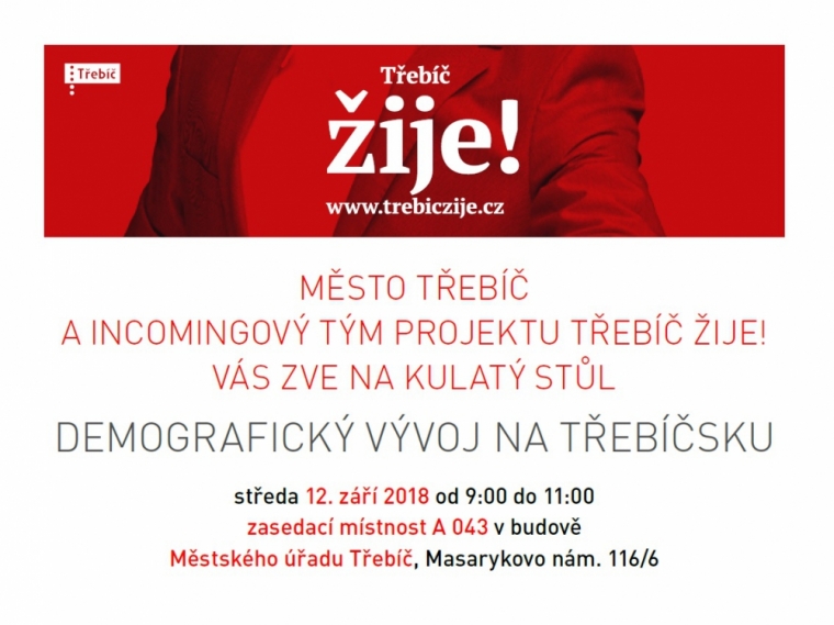 Seminář: Pohyb obyvatel na Třebíčsku v číslech
