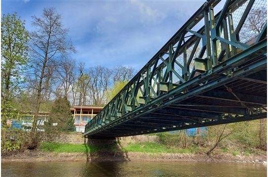 Lávka z Polanky typu Bailey Bridge do šrotu nepůjde