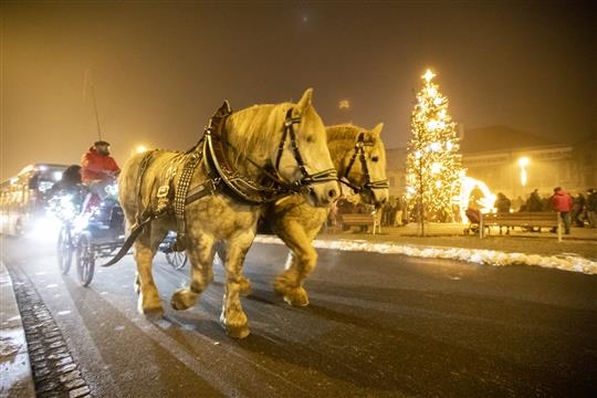 Třebíč zahájila advent na Karlově náměstí