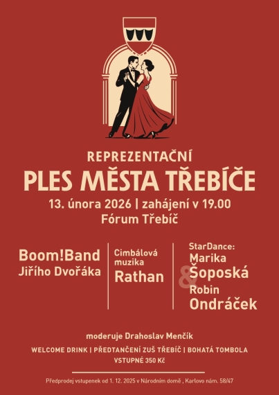 Reprezentační PLES MĚSTA Třebíče
