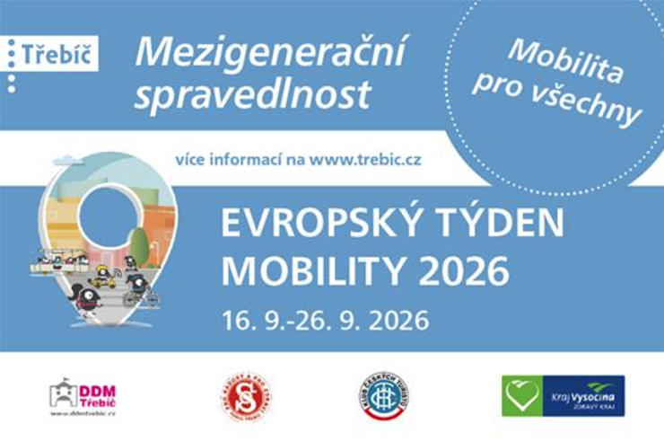 Třebíč se zapojuje do Evropského týdne mobility. V Den bez aut nabídne jízdu na sdílených kolech zdarma